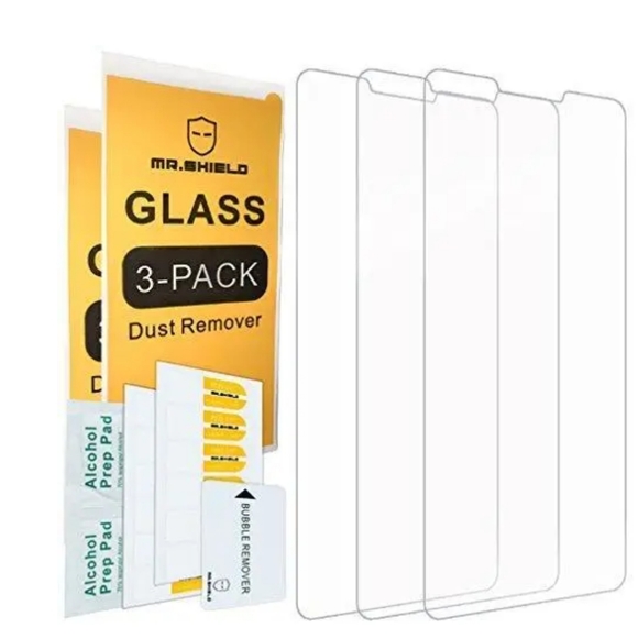 3 pack glass screen protector for LG G7 ThinQ (355) - Picture 2 of 9